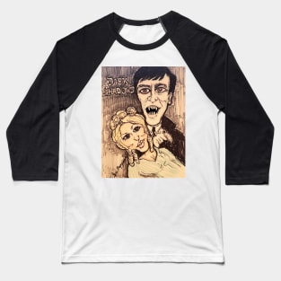 Dark Shadows TV Show Baseball T-Shirt